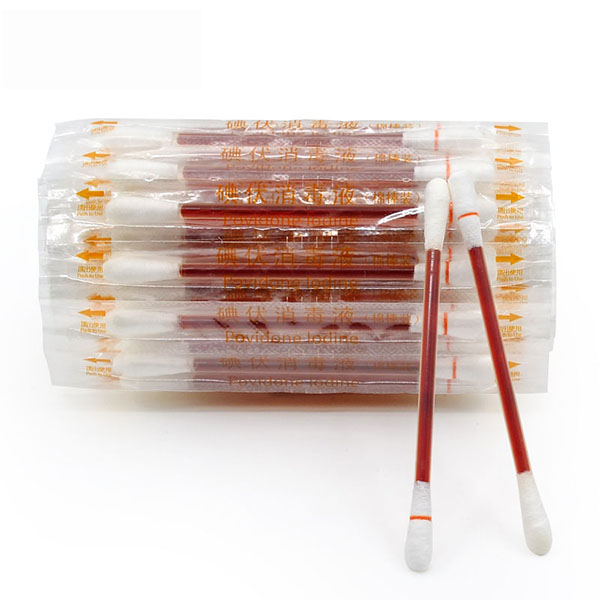 Iodophor Cotton Swabs